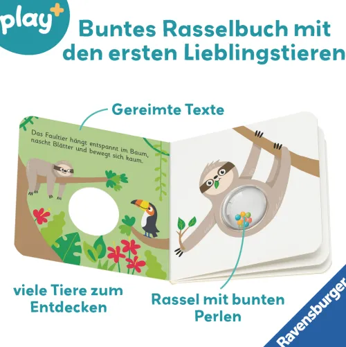Play+ Schütteln, rasseln, spielen Erste Tiere - ab 6 Monate*Ravensburger Verlag Outlet