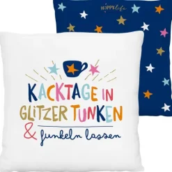 Plüschkissen mit Motiv 'Kacktage'*Sheepworld AG New