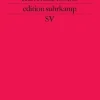 Suhrkamp Verlag Literaturwissenschaft*Plötzlichkeit