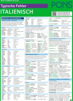 PONS Auf einen Blick Typische Fehler Italienisch*Pons Langenscheidt GmbH Online