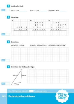PONS Der große Testblock Mathematik 5./6. Klasse*Klett Lerntraining Best