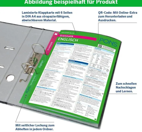 Pons Langenscheidt GmbH Lexika & Sprachen-PONS Grammatik auf einen Blick Englisch