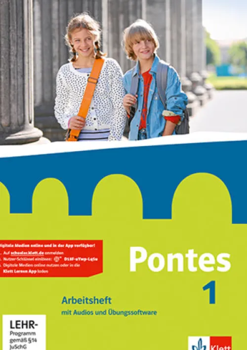 Pontes 1. Arbeitsheft mit Audios und Übungssoftware 1. Lernjahr*Klett Ernst /Schulbuch Discount
