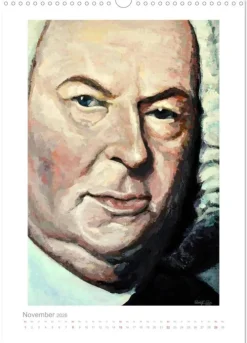 PopArt Bilder berühmter Komponisten (Wandkalender 2026 DIN A3 hoch), Monatskalender*Calvendo Discount