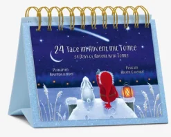 Korsch Verlag GmbH Postkartenkalender-Postkarten-Adventskalender "24 Tage im Advent mit Tomte"