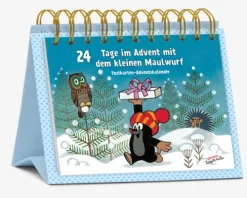 Korsch Verlag GmbH Postkartenkalender-Postkarten-Adventskalender "24 Tage im Advent mit dem kleinen Maulwurf"