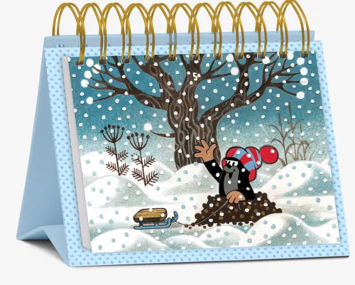 Korsch Verlag GmbH Postkartenkalender-Postkarten-Adventskalender "24 Tage im Advent mit dem kleinen Maulwurf"