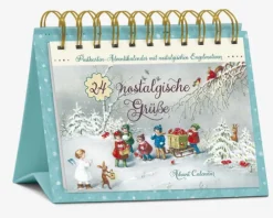 Korsch Verlag GmbH Postkartenkalender*Postkarten-Adventskalender "24 nostalgische Grüße"