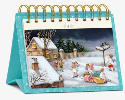 Korsch Verlag GmbH Postkartenkalender*Postkarten-Adventskalender "24 nostalgische Grüße"