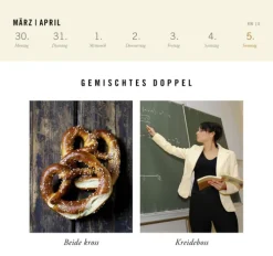 Pattloch Postkartenkalender-Postkartenkalender 2026: Gemischtes Doppel