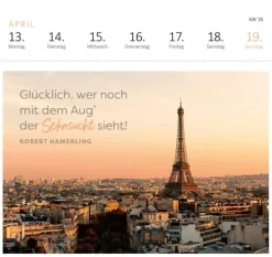 ars edition Postkartenkalender-Postkartenkalender Fernwehmomente 2026