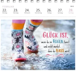 Ars Edition GmbH Geburtstagskalender-Postkartenkalender Glücksmantras 2027