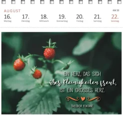 Ars Edition GmbH Geburtstagskalender-Postkartenkalender Glücksmantras 2027