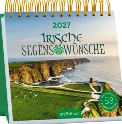 Postkartenkalender Irische Segenswünsche 2027*Ars Edition GmbH New