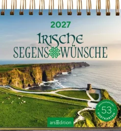 Postkartenkalender Irische Segenswünsche 2027*Ars Edition GmbH New