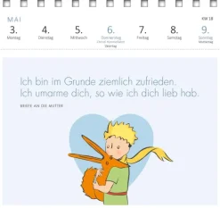 Ars Edition GmbH Geburtstagskalender*Postkartenkalender Man sieht nur mit dem Herzen gut ... 2027