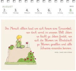 Ars Edition GmbH Geburtstagskalender*Postkartenkalender Man sieht nur mit dem Herzen gut ... 2027