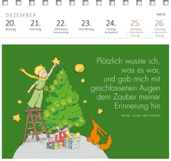 Ars Edition GmbH Geburtstagskalender*Postkartenkalender Man sieht nur mit dem Herzen gut ... 2027