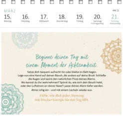 Ars Edition GmbH Geburtstagskalender*Postkartenkalender Yogaglück für jeden Tag 2027