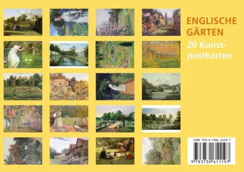 Anaconda Verlag Postkarten*Postkarten-Set Englische Gärten
