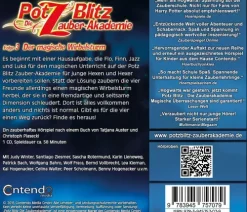 Raute Media Hörspiele·Fantasy-Potz Blitz, Die Zauber-Akademie - Der magische Wirbelsturm, 1 Audio-CD