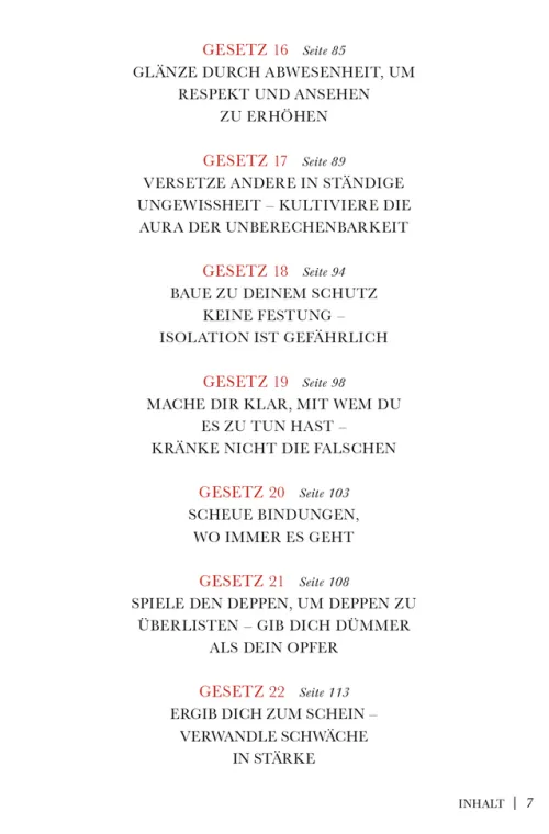 Carl Hanser Verlag Gesellschaft|Sachbücher-Power: Die 48 Gesetze der Macht