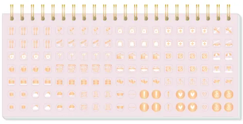 Premium-Wochenplaner "Bleib inspiriert & motiviert"*Grafik Werkstatt Discount