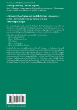 Springer-Verlag GmbH Mathematik-Prüfungstraining Lineare Algebra