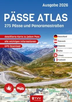 Touristik-Verlag Vellmar Karten & Atlanten-PÄSSE ATLAS 2026
