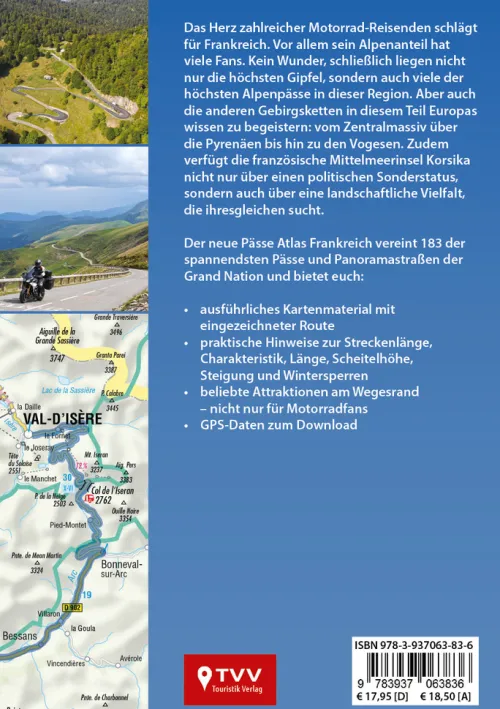 Touristik-Verlag Vellmar Karten & Atlanten*PÄSSE ATLAS FRANKREICH