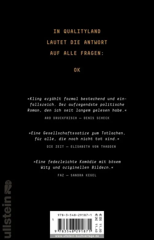 Ullstein Taschenbuchvlg. Romane & Erzählungen|Literatur-QualityLand (dunkle Edition)