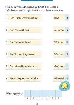 Quer durch die 1. Klasse, Lesen üben - A5-Übungsblock*Hauschka Verlag GmbH Discount