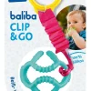 Ravensburger Spieleverlag Baby & Kleinkind-Ravensburger 4583 baliba Clip & Go - Flexibler Ball mit Befestigung für Greif- und Beißspaß unterwegs - Baby Spielzeug ab 0 Monaten - türkis