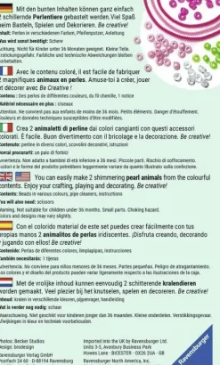 Ravensburger Basteln & Kreatives-- Be creative - Bead Animal Butterfly