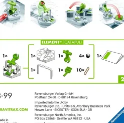 Ravensburger GraviTrax Element Catapult - Zubehör für das Kugelbahnsystem. Kombinierbar mit allen GraviTrax Produktlinien, Starter-Sets, Extensions & Elements, Konstruktionsspielzeug ab 8 Jahren*Ravensburger Spieleverlag Sale