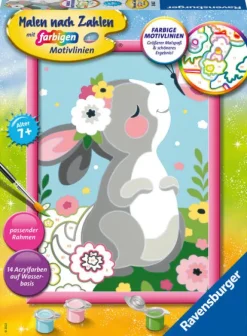 Ravensburger Spieleverlag Basteln & Kreatives*Ravensburger Malen nach Zahlen 20062 - Frühlingsgrüße - Kinder ab 7 Jahren