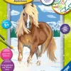 Ravensburger Malen nach Zahlen 28780 - Haflinger im Schnee - Kinder ab 9 Jahren*Ravensburger Spieleverlag Best