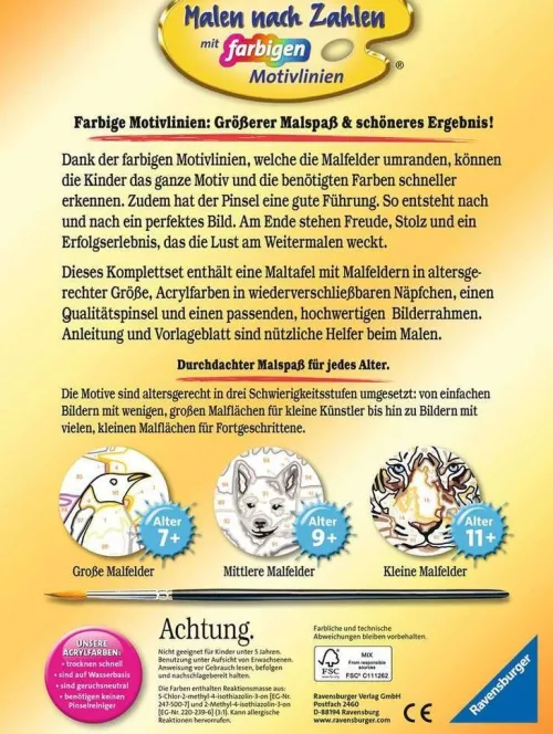 Ravensburger Spieleverlag Basteln & Kreatives*Ravensburger Malen nach Zahlen 28984 - Süße Koalas - Kinder ab 9 Jahren
