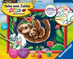 Ravensburger Malen nach Zahlen 28698 - Niedliche Faultiere - Kinder ab 9 Jahren*Ravensburger Spieleverlag Best