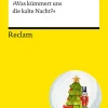 Reclam Philipp Jun. Kurzgeschichten & Anthologien-Reclams klassischer Adventskalender. "Was kümmert uns die kalte Nacht?"