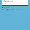 Reclam Philipp Jun. Abi Trainer·Geschichte*Reformation, Humanismus, Renaissance