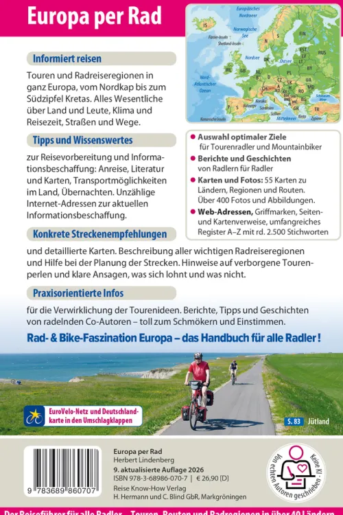Reise Know-How Reiseführer Europa per Rad*Reise Know-How Rump GmbH Clearance
