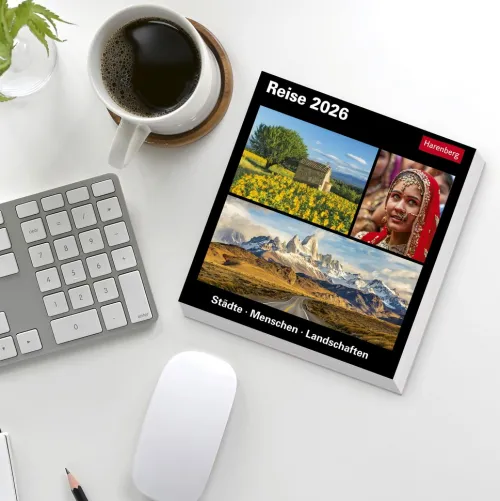 Harenberg u.Weingarten Abreiß-Kalender*Reise Tagesabreißkalender 2026 - Kulturkalender - Städte, Menschen, Landschaften