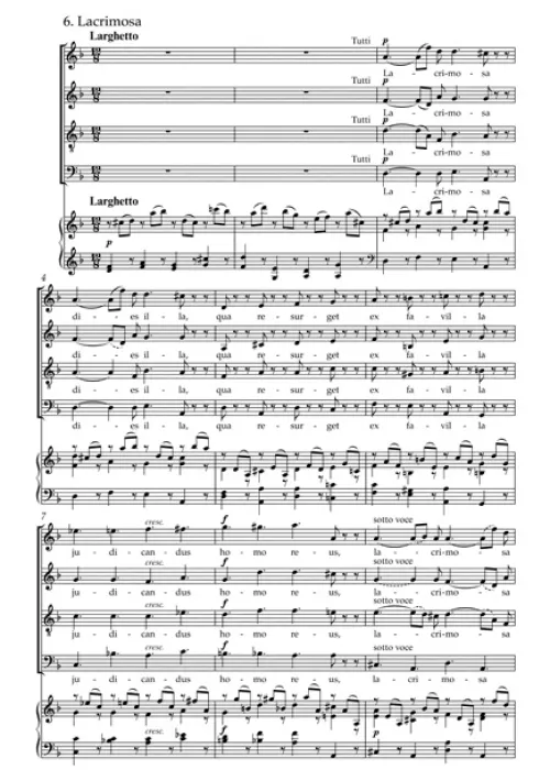 Bärenreiter Lateinische Bücher-Requiem d-Moll KV 626, Klavierauszug