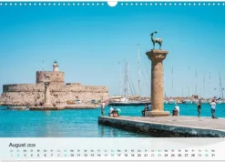 Calvendo Wandkalender*Rhodos - Die Highlights der Insel (Wandkalender 2026 DIN A3 quer), Monatskalender