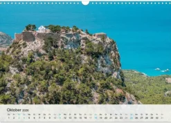Calvendo Wandkalender*Rhodos - Die Highlights der Insel (Wandkalender 2026 DIN A3 quer), Monatskalender