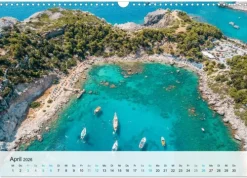 Calvendo Wandkalender*Rhodos - Die Highlights der Insel (Wandkalender 2026 DIN A3 quer), Monatskalender