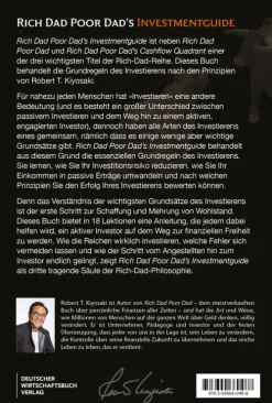 Rich Dad Poor Dad's Investmentguide*Deutscher Wirtschaftsbuch Best
