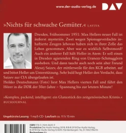 Der Audio Verlag, DAV Krimis & Thriller·Spionagethriller*Roter Rabe. Ein Fall für Max Heller,1 Audio-CD, 1 MP3