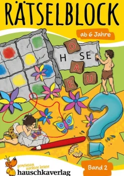 Rätselblock ab 6 Jahre - Band 2*Hauschka-Verlag Sale